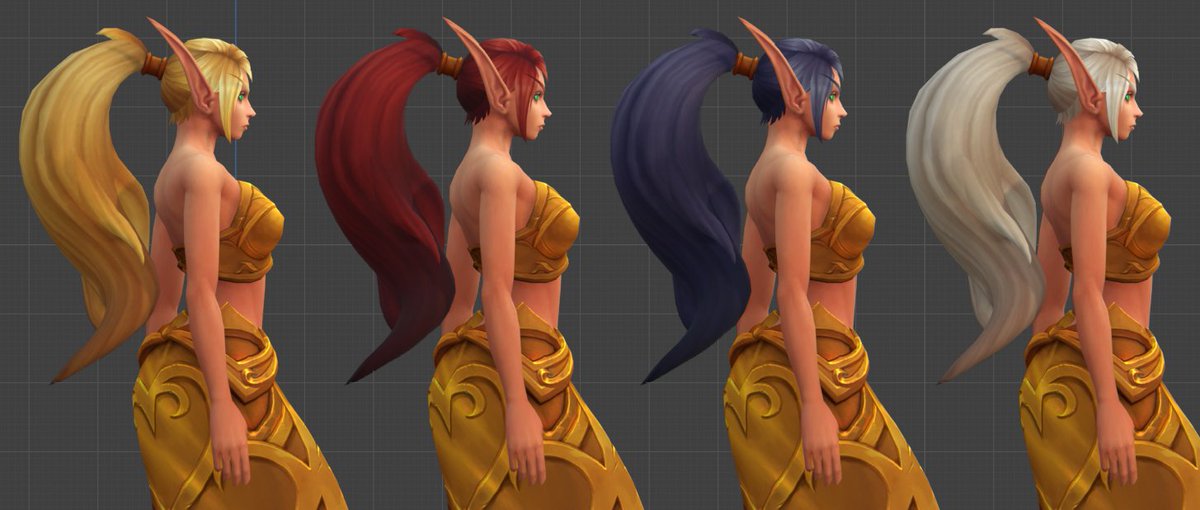 after posting those elf statues yesterday, we're all thinking, damn, I want those hairstyles...

blizzard, what if... 👀

#wow #warcraft