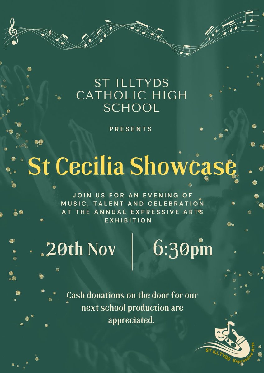 Looking forward to seeing you all tomorrow to celebrate the talented pupils of St Illtyd’s