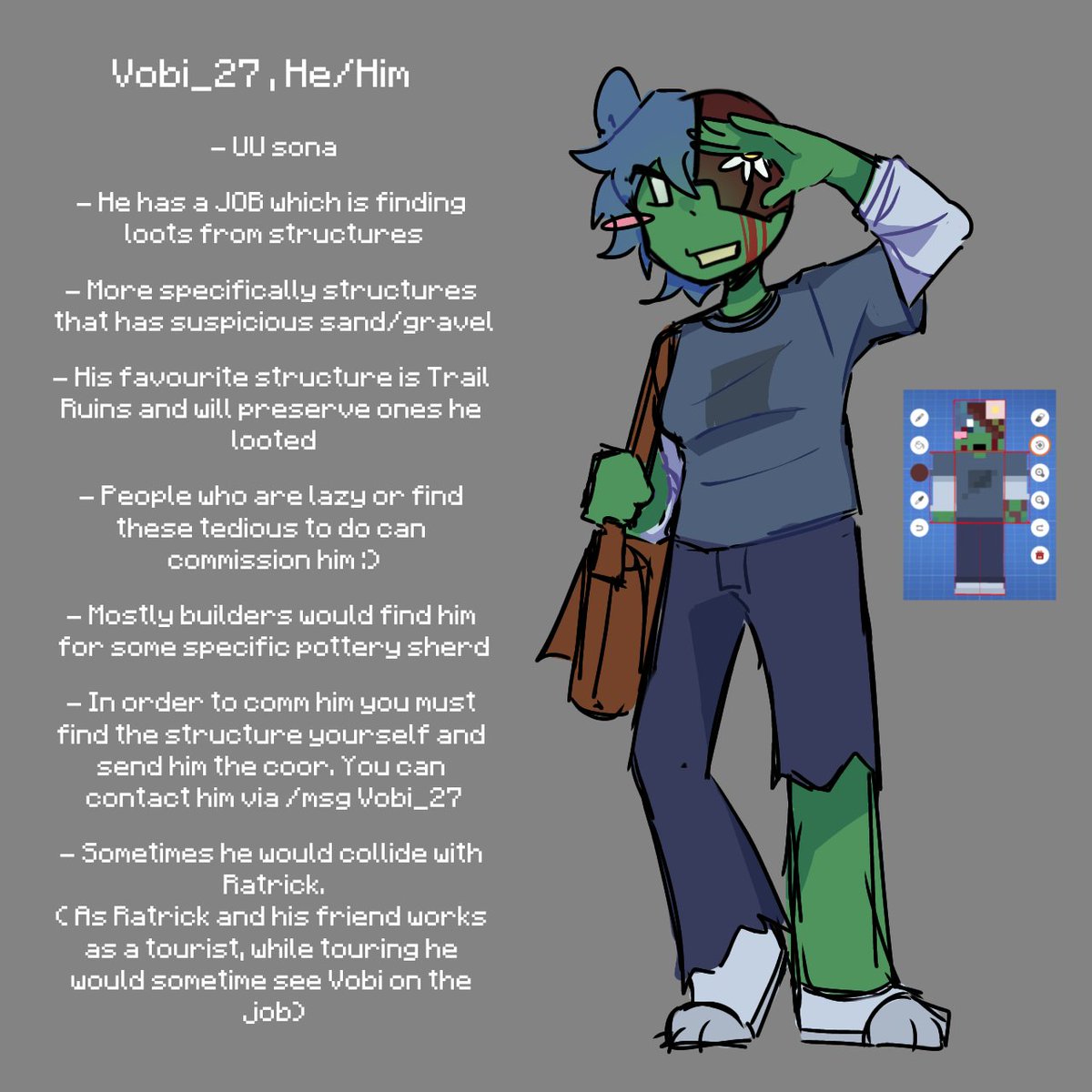 bearfistduo's tweet photo. say hi to vobi.... #unstableuniverse Idk if uuoc has a tag https://t.co/vYiLJP4Cs9