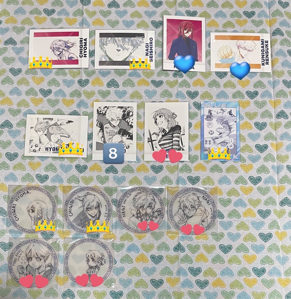 sumire_m_bsd's tweet image. 【交換】ブルーロック エゴ展 ぱしゃこれ クリアシート

&amp;lt;譲&amp;gt;
潔,蜂楽,凛,凪,氷織,愛空,雪宮,二子,蟻生,雷市,馬狼,七星,剣城,絵心,閃堂
千切,國神,士道,冴

&amp;lt;求&amp;gt;
3枚目
👑&amp;gt;💕 千切,凪,(帝襟)&amp;gt;&amp;gt;💙

・💙は👑と交換して頂ける場合はお譲り可能です。💙千切23💙國神13
クリアシートは同種求めなし