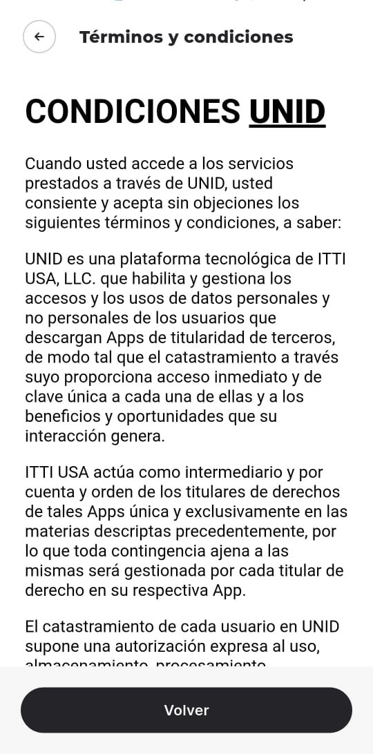 amandaapy's tweet image. 🔒Mi privacidad no es negociable

@uenopy ahora exige usar UNID para acceder a la cuenta bancaria. Ese ID también se usa en apps de clubes y entretenimiento que no uso y cuyos Términos (ver captura) autorizan a compartir datos personales y sensibles, incluso con fines comerciales
