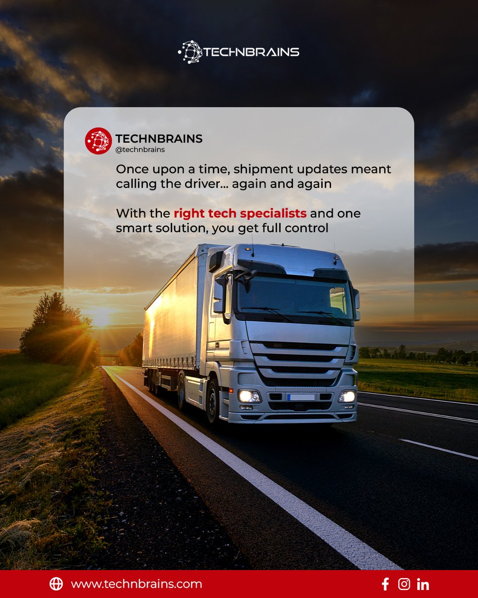 technbrains's tweet image. 𝑪𝒂𝒍𝒍𝒊𝒏𝒈 𝒕𝒉𝒆 𝒅𝒓𝒊𝒗𝒆𝒓 10 𝒕𝒊𝒎𝒆𝒔 𝒋𝒖𝒔𝒕 𝒕𝒐 𝒌𝒏𝒐𝒘 𝒘𝒉𝒆𝒓𝒆 𝒚𝒐𝒖𝒓 𝒔𝒉𝒊𝒑𝒎𝒆𝒏𝒕 𝒊𝒔… 𝒔𝒐𝒖𝒏𝒅𝒔 𝒇𝒂𝒎𝒊𝒍𝒊𝒂𝒓, 𝒓𝒊𝒈𝒉𝒕? 🚚

#Logistics #AI #SupplyChain #supplychain