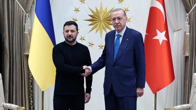 🇹🇷🇺🇦 Ankara’da Türkiye ve Ukrayna Cumhurbaşkanlarının toplantısı başladı.
