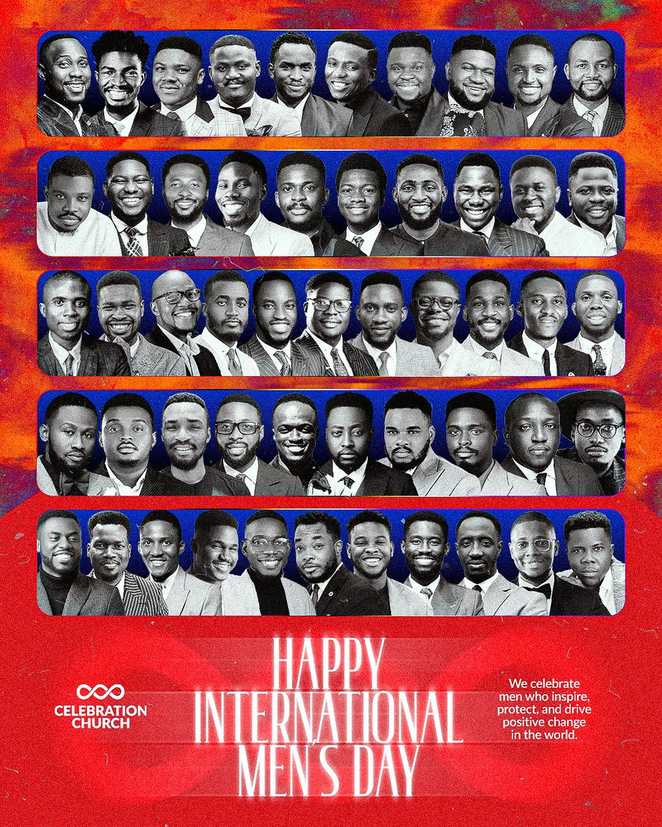 On this International Men’s Day, we honour every man in <a href="/cci__global/">Celebration Church International</a>  who stands as a reflection of God’s heart - men who serve with humility, lead with courage, give with compassion, and grow with grace.

Thank you for being such strong pillars, for showing up in faith, and for