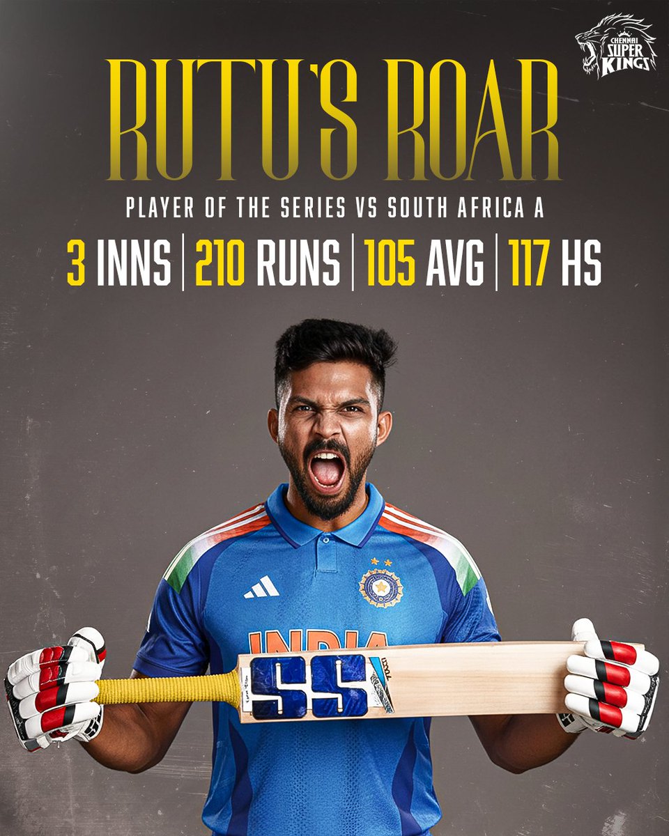 Manoj_jvm's tweet image. Rutu Consistency ⚡⚡

POTS Vs SA A
#rutu #csk #indiavssa