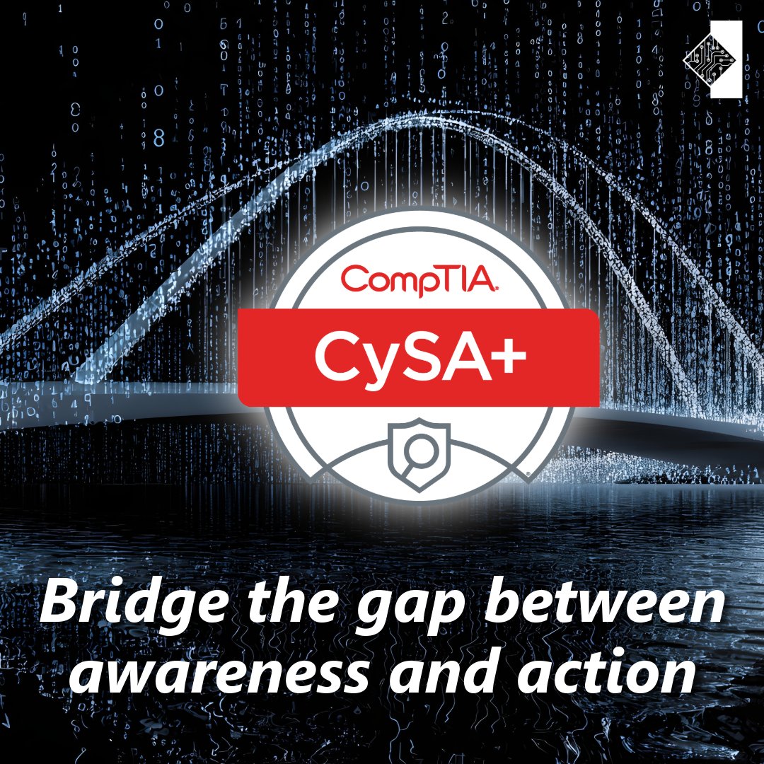 tcworkshop's tweet image. Our latest blog breaks down why CompTIA CySA+ is the must-have cert for threat detection, analysis, and proactive security.
Strengthen your team’s cyber readiness →
tcworkshop.com/certification-…

#CySAPlus #CompTIA #Cybersecurity #TCWorkshop
