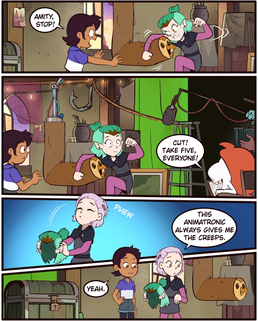 MoringmarkMark's tweet image. Actor AU: Animatronic #TheOwlHouse #toh