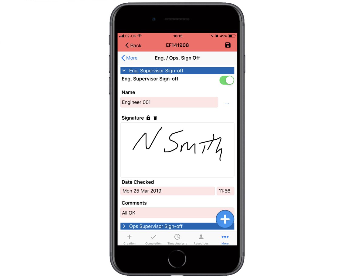 HolisTechCMMS's tweet image. A Day in the Life of an End-to-End #HolisTech #CMMS Engineer Post 6: The engineer then progresses the work and uses the HolisTech Smart app to record all of the activities as they happen in real-time and at the site of the work. For more information, go to smpltd.co.uk