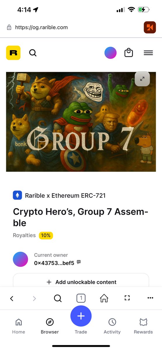 Group7onsol's tweet image. 🚨 GROUP 7 BURN-TO-WIN RAFFLE EVENT 🚨

We are excited to announce a Burn-to-Win Raffle designed to reward our most committed supporters and strengthen the ecosystem through strategic token burns.
All burns must be sent to this wallet!

CxBurn1111111111111111111111111111111111111…