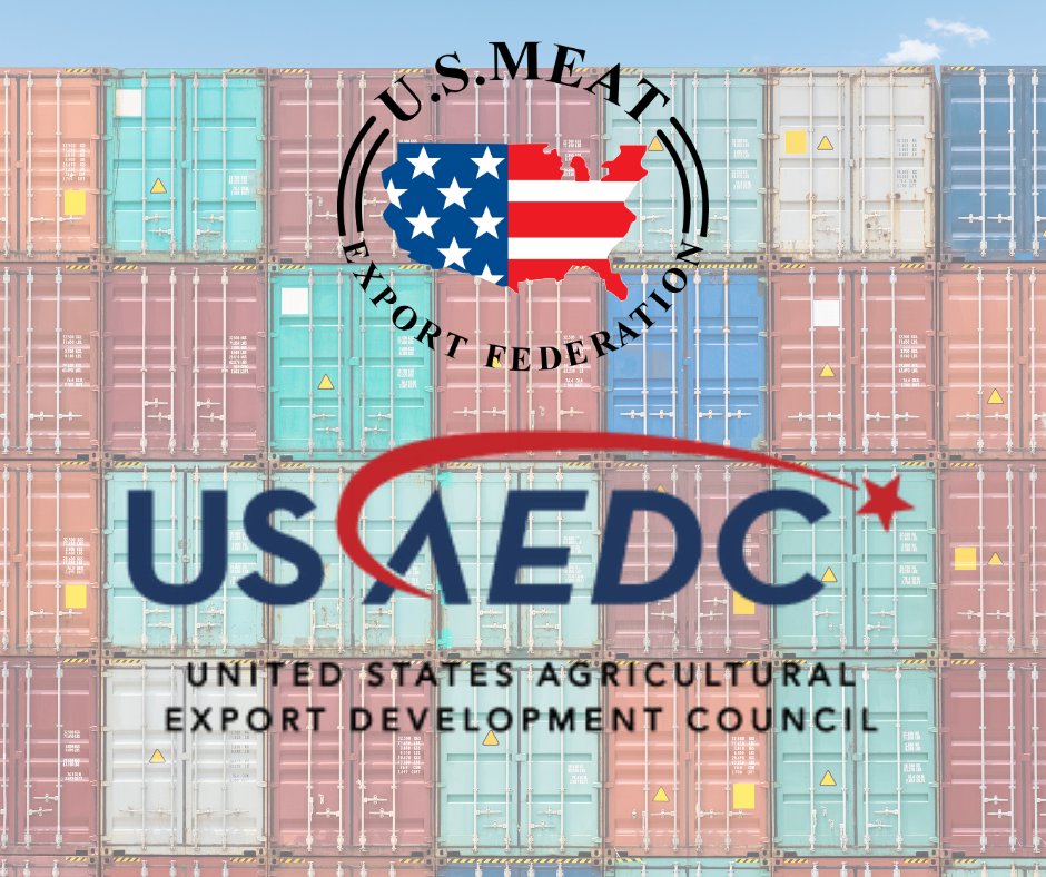 USMEF's tweet image. USMEF is thrilled to be at the USAEDC Annual Workshop this week! We’re eagerly anticipating the insightful sessions, expert speakers, and unparalleled networking opportunities.
#USMEF #Beefcheckoff #PorkCheckoff #LambCheckoff