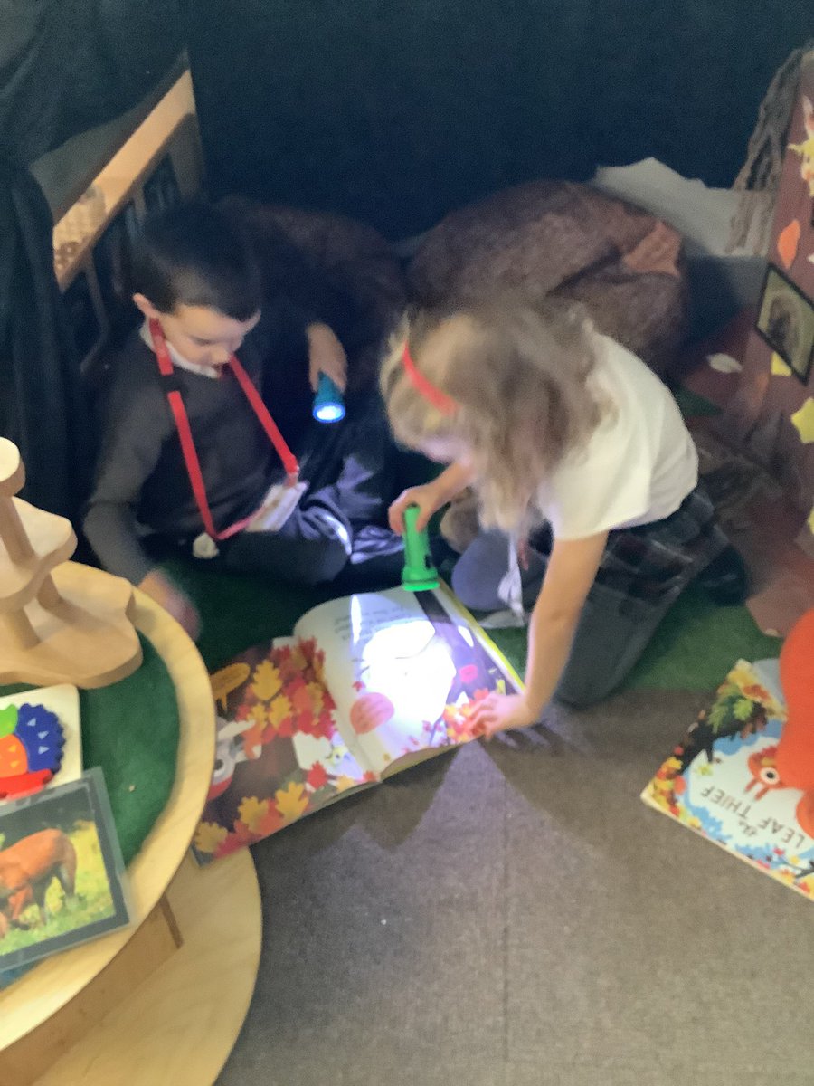 Cherrytreeclass's tweet image. Reading by torch light 👀