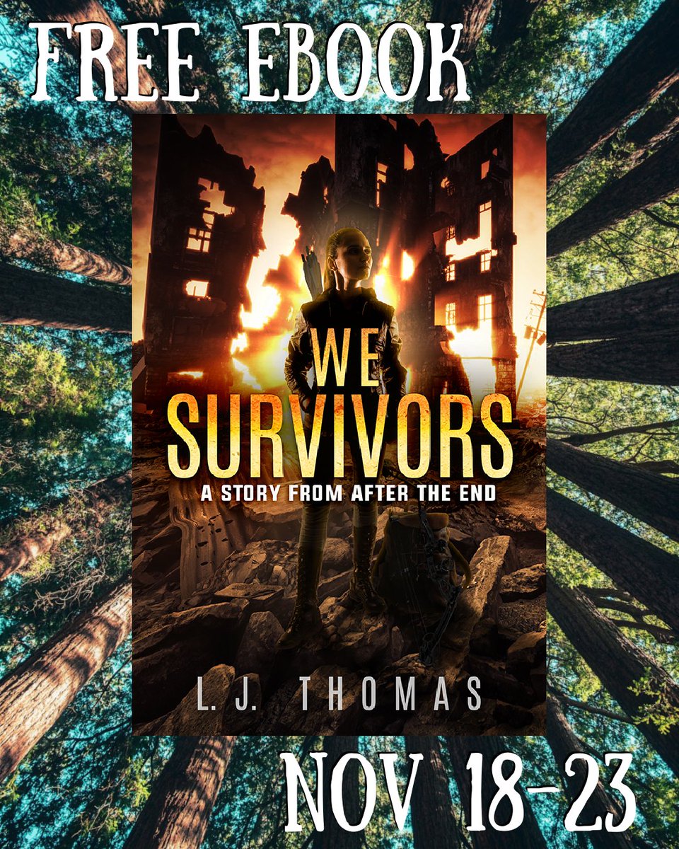 🏹 FREE EBOOK! 🏹

If you like found family, weird science, and slow burn romance, you'll love my YA post apocalyptic novel WE SURVIVORS! Free worldwide through November 23!

#booktwt #FreeBook #ebooks
