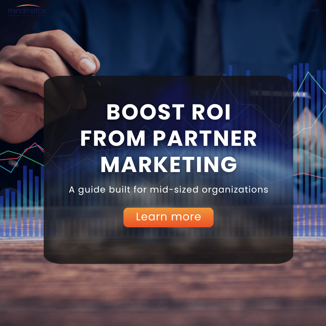 Mindmatrix's tweet image. Every dollar invested in partner marketing should show real results. Are your programs driving pipeline and revenue, or just activity? Discover ROI-focused tactics mid-sized companies are using to scale faster.
…andsalesenablementblog.mindmatrix.net/maximizing-roi…

#PartnerMarketing #RevenueGrowth #ChannelROI