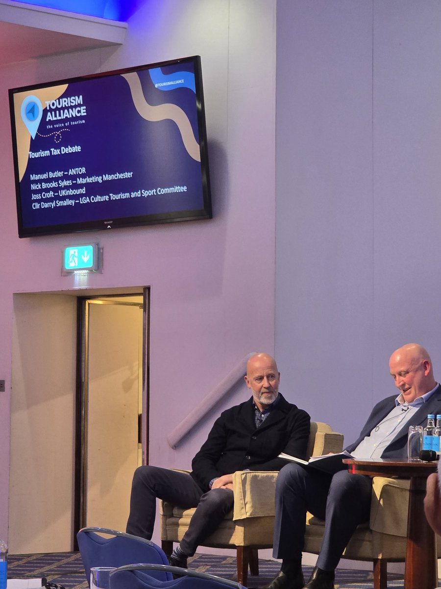 Nick Brook Sykes FTS, Marketing Manchester explains introduction of business improvement district in Manchester &amp; its visitor tax to provide the infrastructure for growth supported by local hoteliers with an independent board governing budget raised <a href="/tourismsvoice/">Tourism Alliance</a> TA Conference