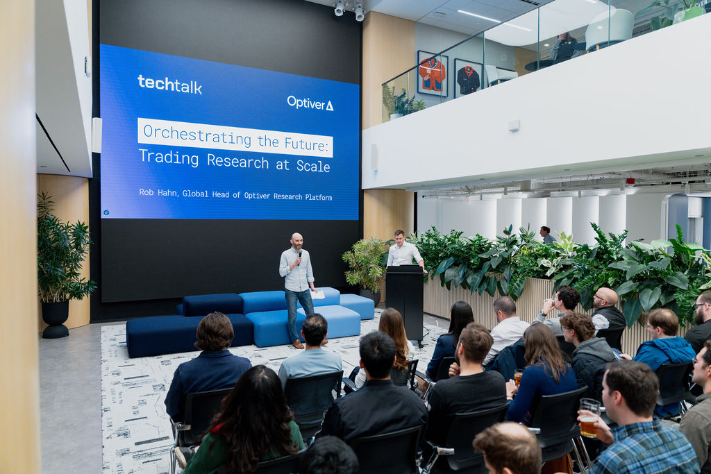 OptiverGlobal's tweet image. Did you miss our latest tech event in Chicago on #compute orchestration for large-scale trading research? 

We’re putting together a detailed recap. Add your name to the list to get it once it’s live: bit.ly/4phXEM1

#HPC #TradingTech #Orchestration