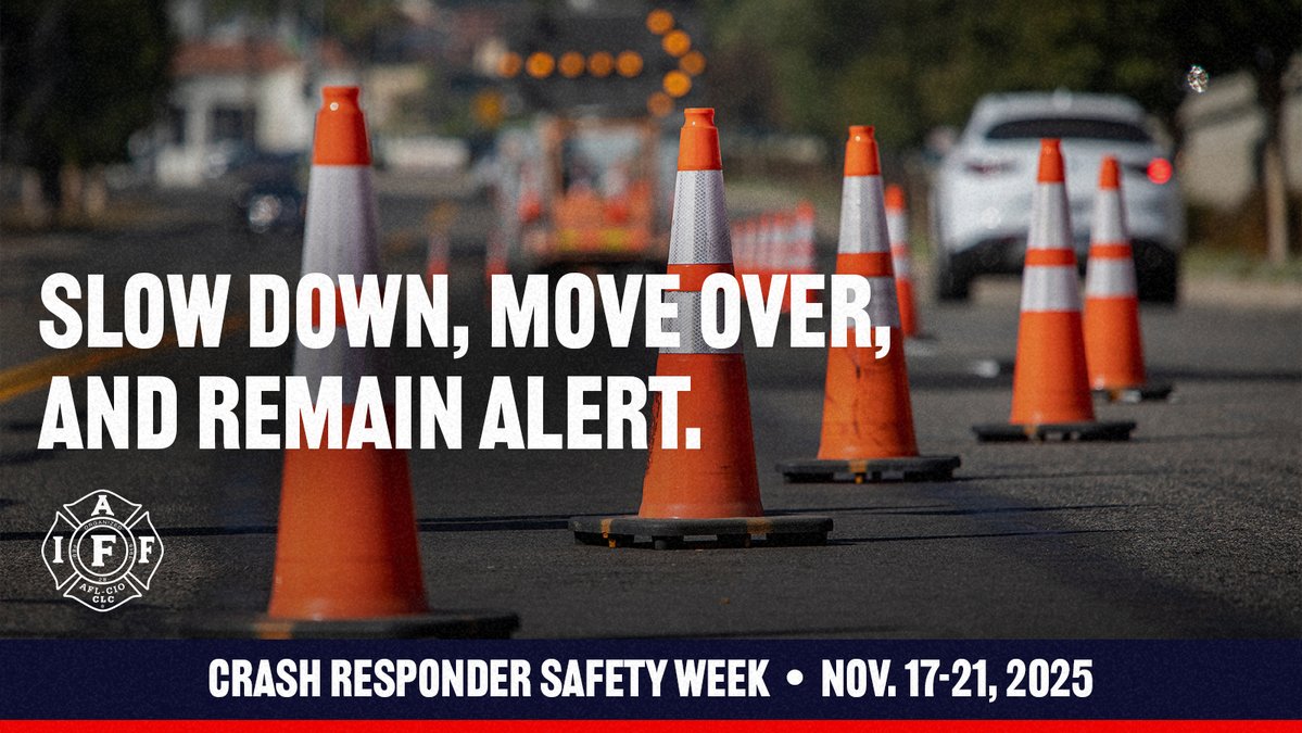🚨 This #CrashResponderSafetyWeek – and all year long – we’re reminding drivers of a simple responsibility.

⚠️ Slow down, move over, and keep first responders and road workers safe while they do their jobs.