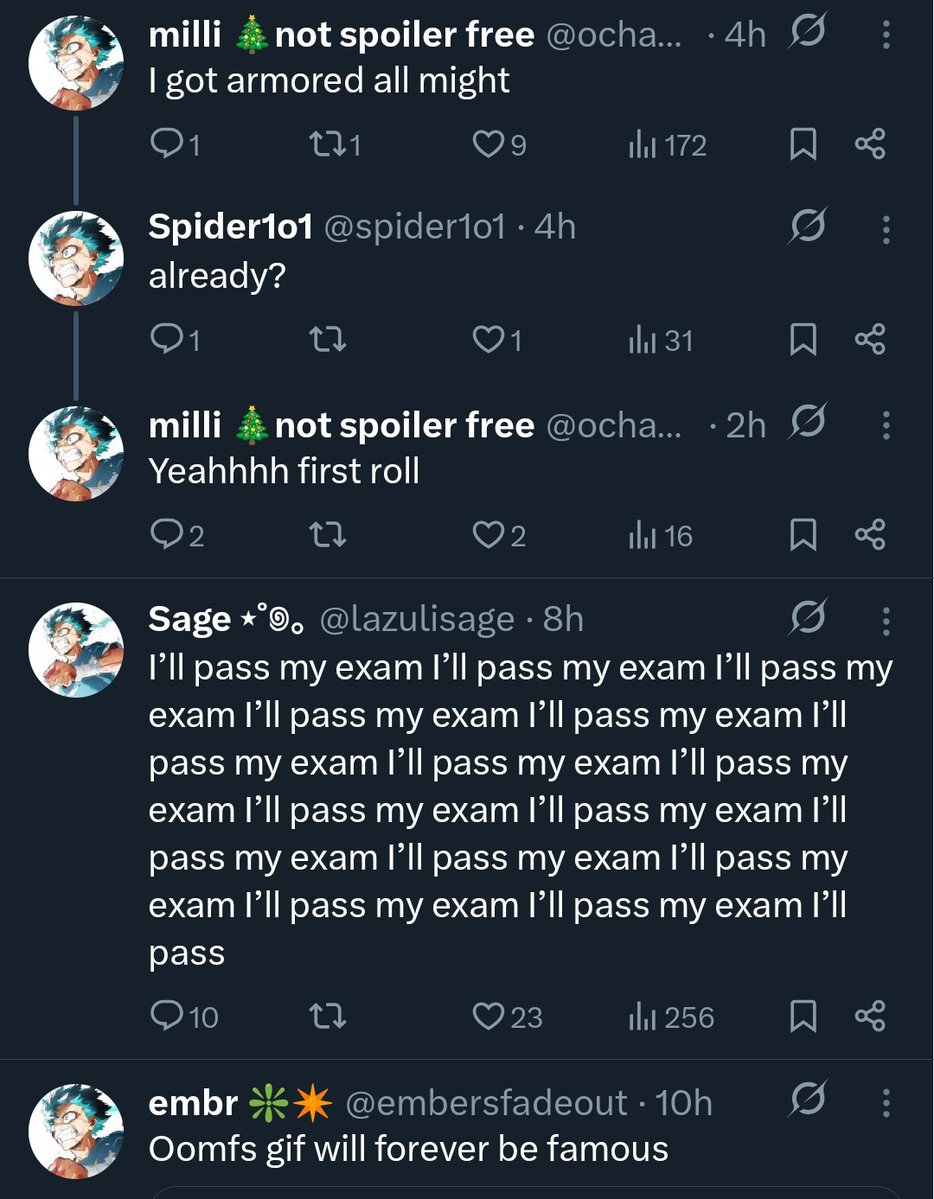 its like they're talking to themselves