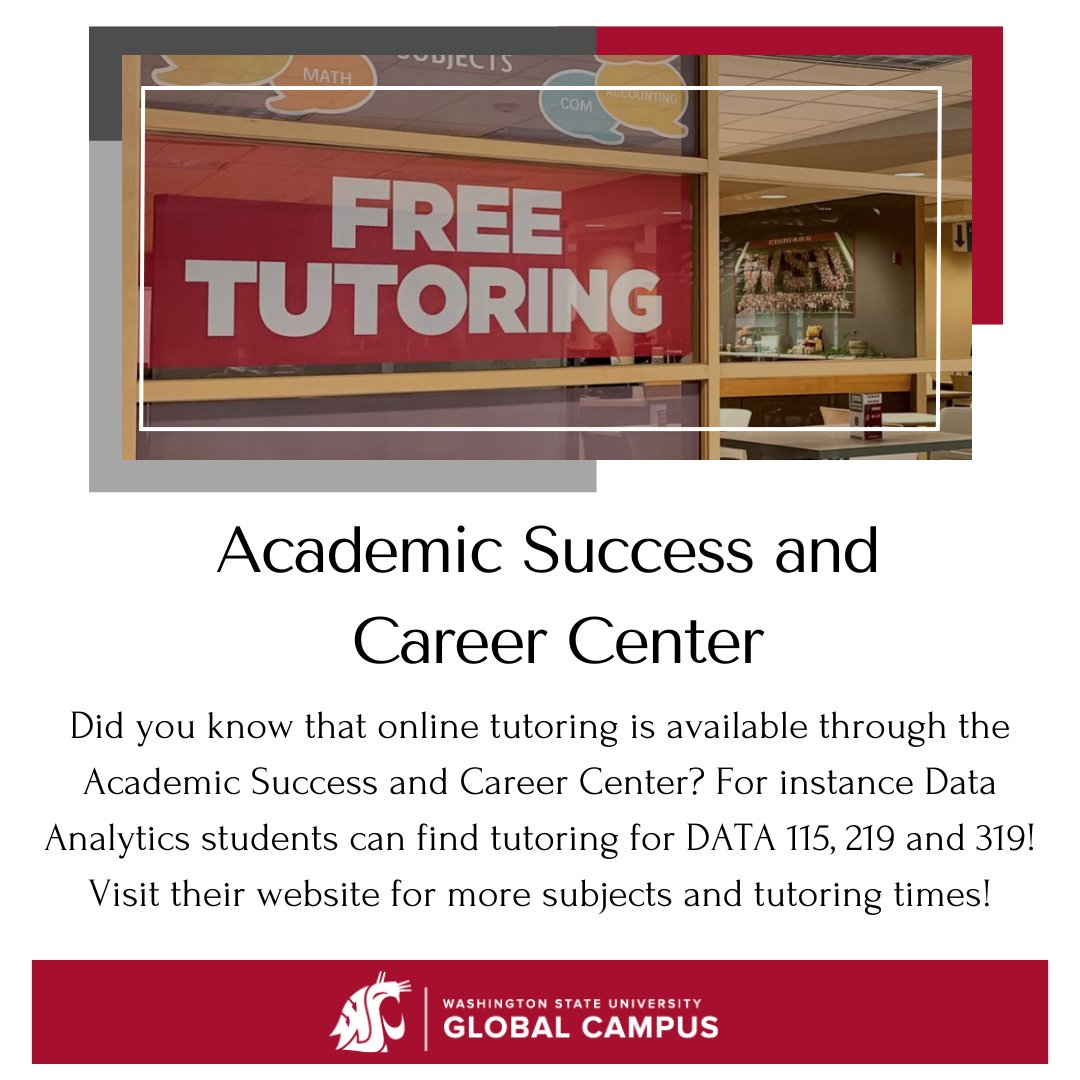 📚 WSU offers TWO free online tutoring options:
1️⃣ ASCC online tutoring for specific WSU courses
2️⃣ eTutoring (unlimited, live or by submission)

Details + tips here: ascc.wsu.edu/channels/tutor…