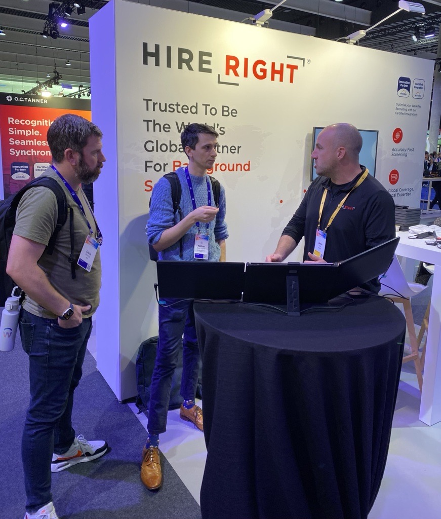 HireRight's tweet image. We&apos;re excited to be here in Barcelona for Workday Rising EMEA!

Proud to support our partner, @workday, and connect with customers across Europe this week. Stop by and hear how we can help organizations make more informed hiring decisions.

#BackgroundScreening #WDAYRisingEMEA