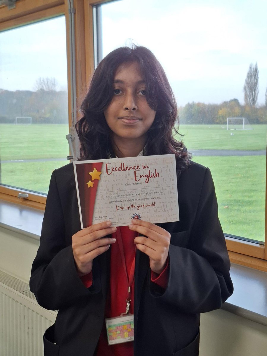 AcklamGrange's tweet image. ✨✍️ Excellence in English ✍️✨

Well done to our students who have received Excellence in English certificates over the past couple of weeks for the amazing work they have been producing and their attitude to learning! 👏