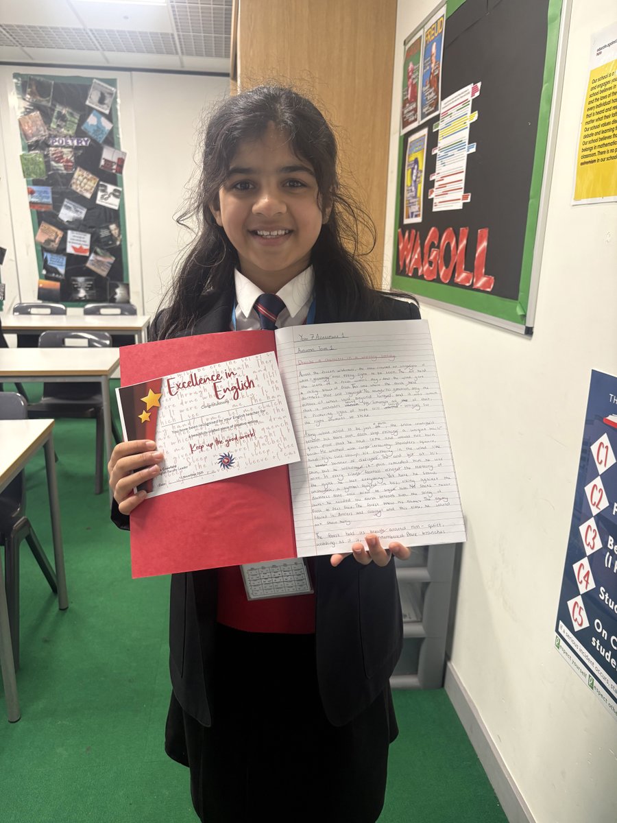 AcklamGrange's tweet image. ✨✍️ Excellence in English ✍️✨

Well done to our students who have received Excellence in English certificates over the past couple of weeks for the amazing work they have been producing and their attitude to learning! 👏