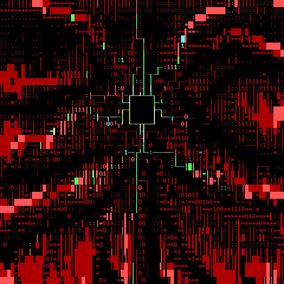 IceSolst's tweet image. Incredible ANSI art by @mavenmob