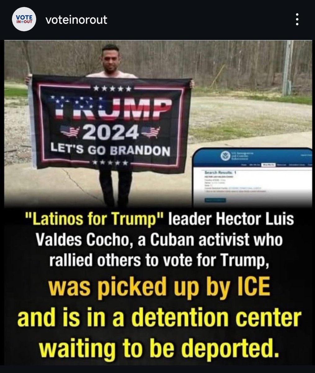 TheAnonBrick's tweet image. #LatinosForTrump
Call it Karma.