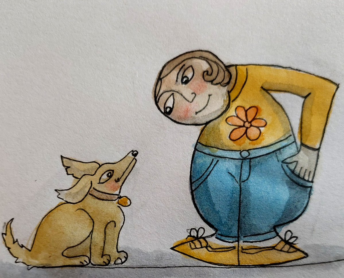 jayceek33's tweet image. &quot;Well aren&apos;t you the little cutie round here?&quot; 😄 @StudioTeaBreak 
#ShapeChallenge