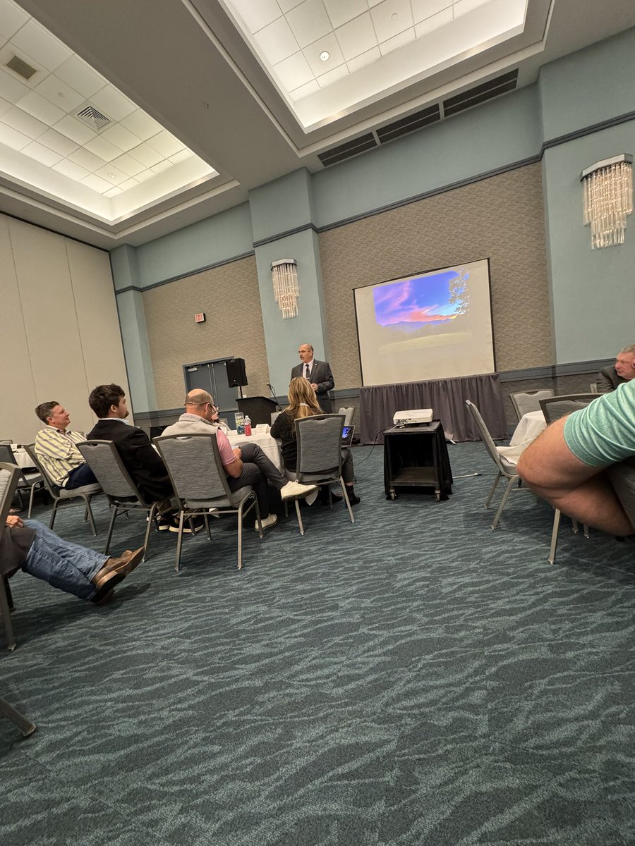 Another great Prayer Breakfast here at the <a href="/CarolinasGCSA/">Carolinas GCSA</a> Conference &amp; Trade Show! A wonderful testimony from <a href="/jeremyboone/">Jeremy Boone, CGCS</a>! Thank you for reminding us to slow down &amp; check in on those around you. Make them be seen. Thank you <a href="/Corbin_Turf/">Corbin Turf</a> and <a href="/NewLifeTurf1/">NewLife Turf</a> for sponsoring it! Great
