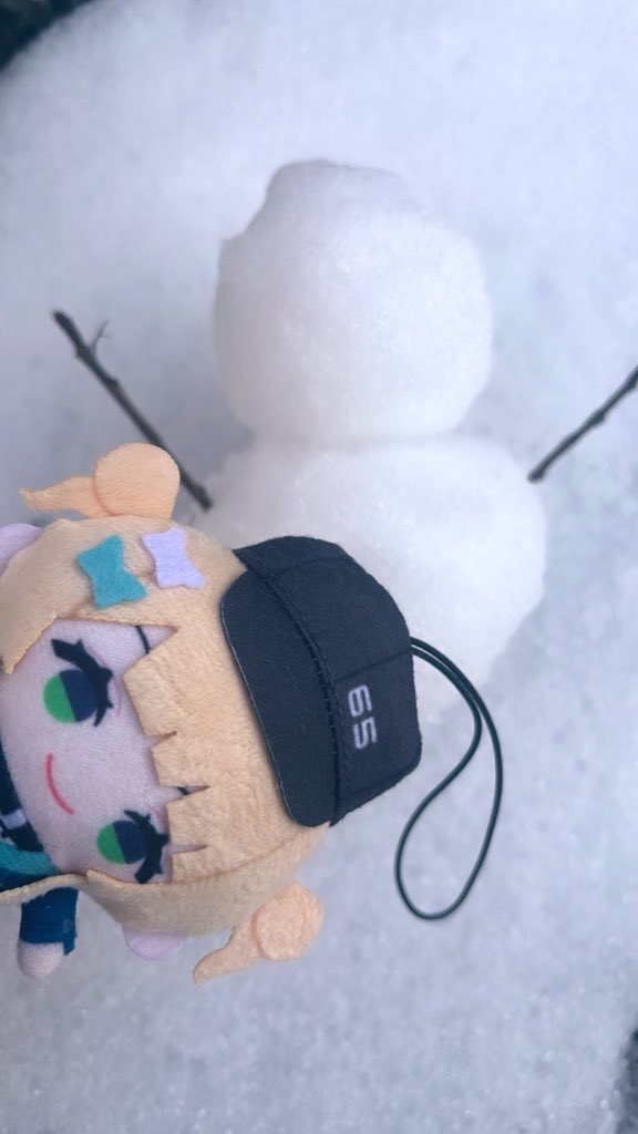 ldssbqq's tweet image. 鏑木、今年初雪だるまだよ。

今年初雪だるま、鏑木だよ。

さむいね。

 #つぶやきろこ