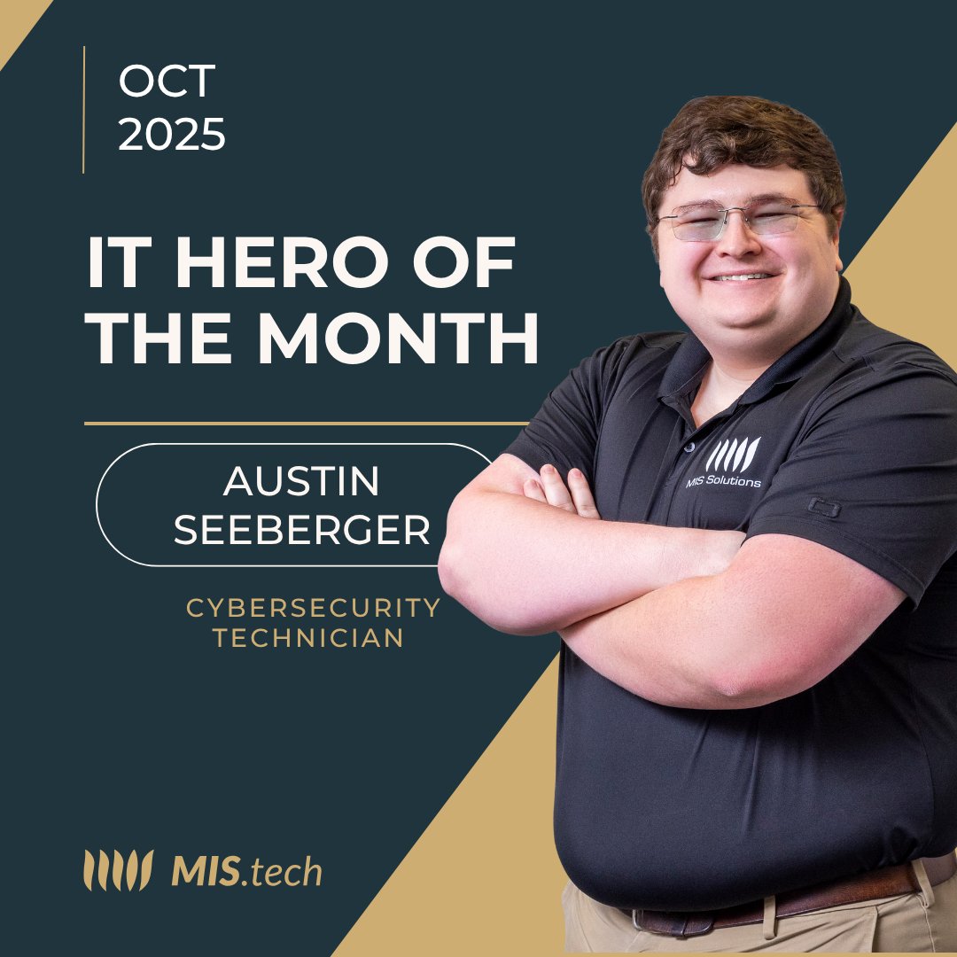 solutions_mis's tweet image. 🎉 IT Hero of the Month🎉

Austin’s commitment to customer service &amp;amp; quick support for our team has transformed the way we work - turning everyone into champions for the security measures that keep us safe.

👏 Keep up the amazing work!

#CybersecurityChampion #MISSolutions