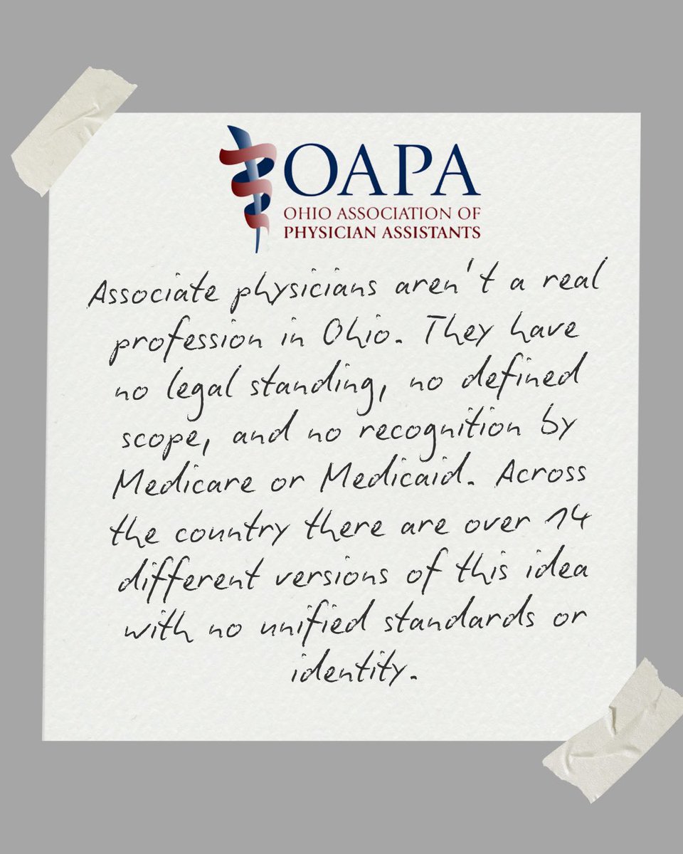 Ohio Association of Physician Assistants tweet media