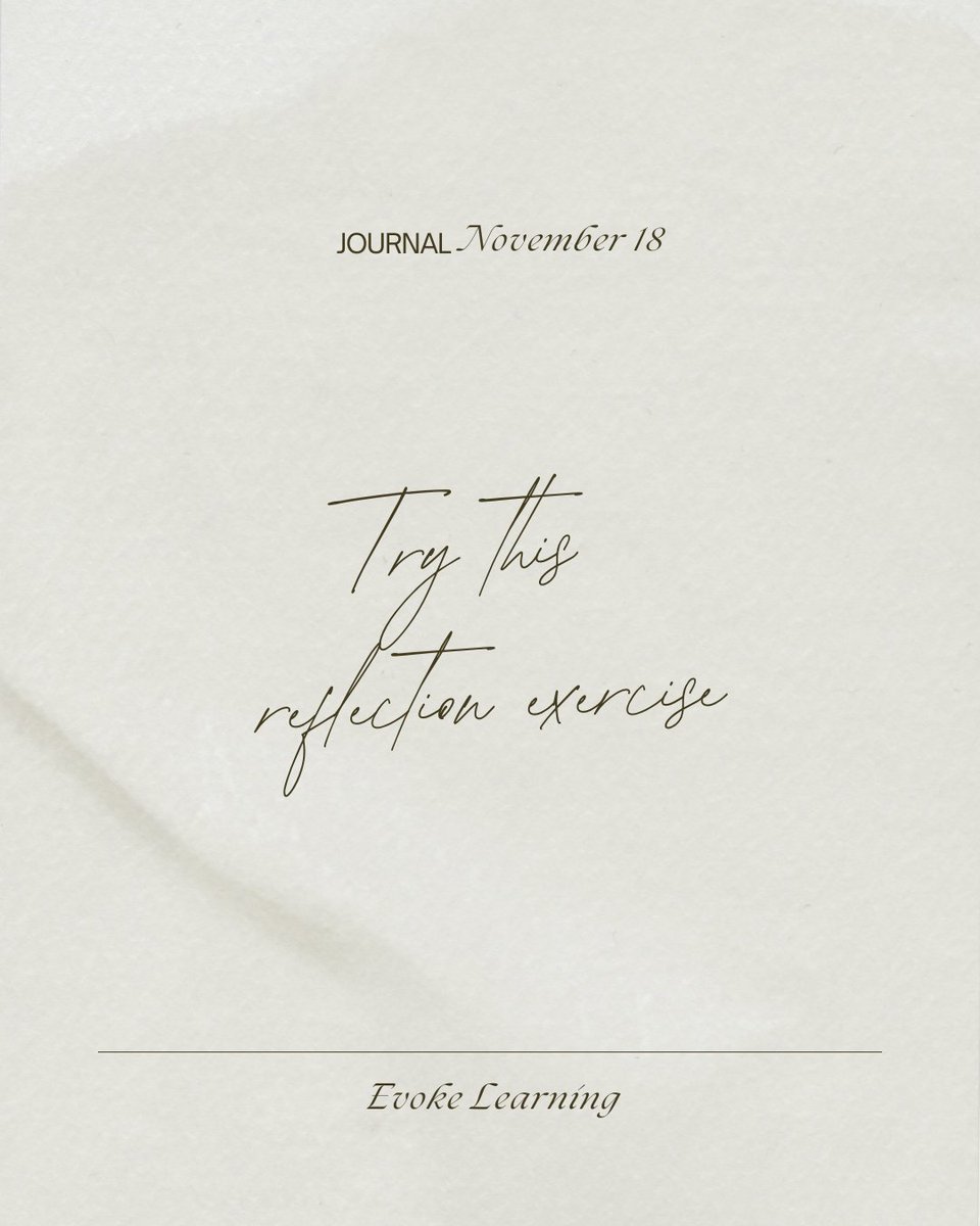 evoke_learning's tweet image. Try this reflection exercise:
✏️ What’s one skill I’ve improved this month?
💡 What helped me stay motivated?
❤️ Who supported me along the way?
Gratitude builds awareness of our own progress.
 #EvokeTips #ADHDStrategies #MindfulLearning