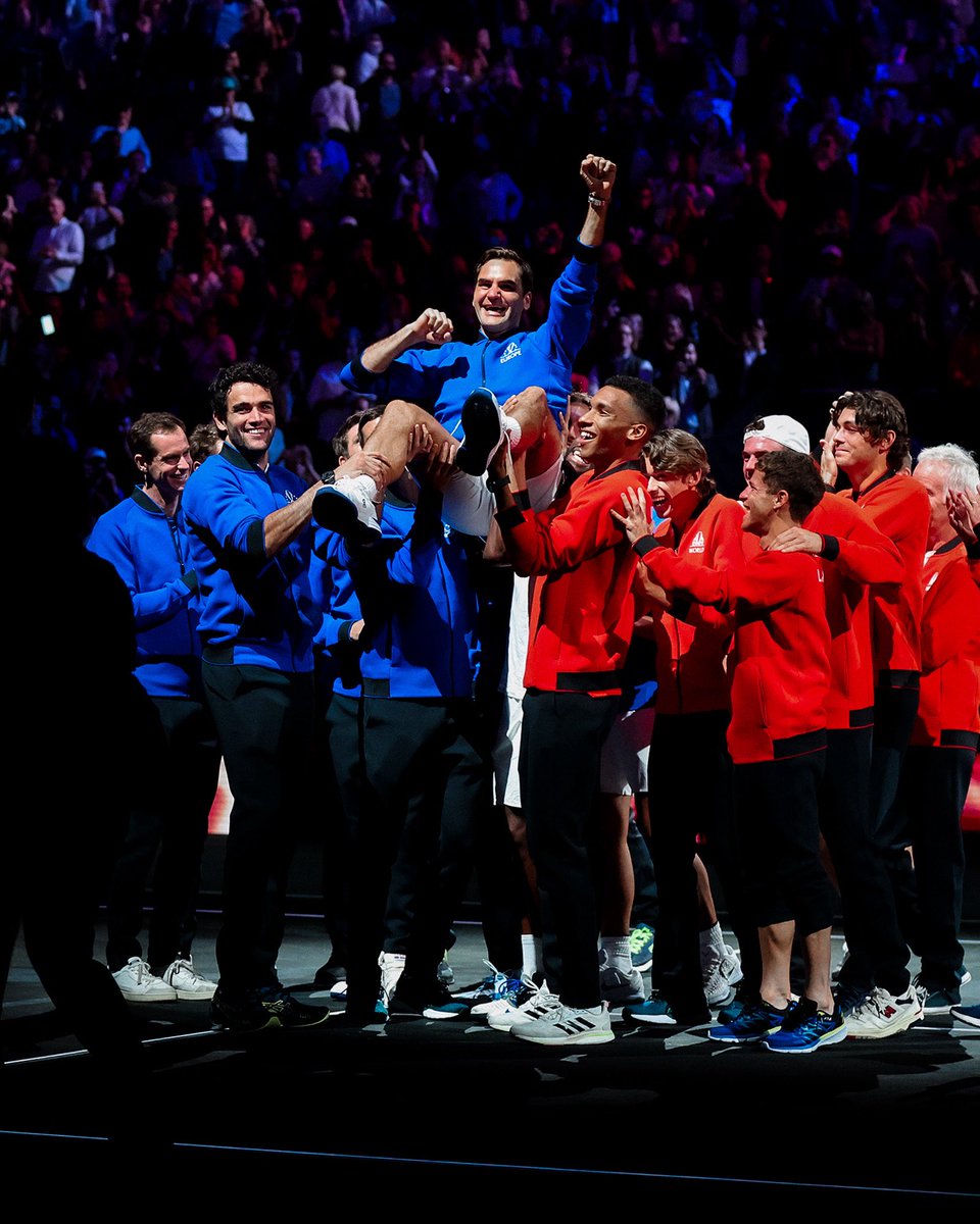 LaverCup's tweet image. Celebrating Roger’s incredible journey to the International Tennis Hall of Fame.

Congratulations to Laver Cup co-founder and 20-time Grand Slam champion Roger Federer on being selected for induction into the International Tennis Hall of Fame in 2026. A career whose legacy…