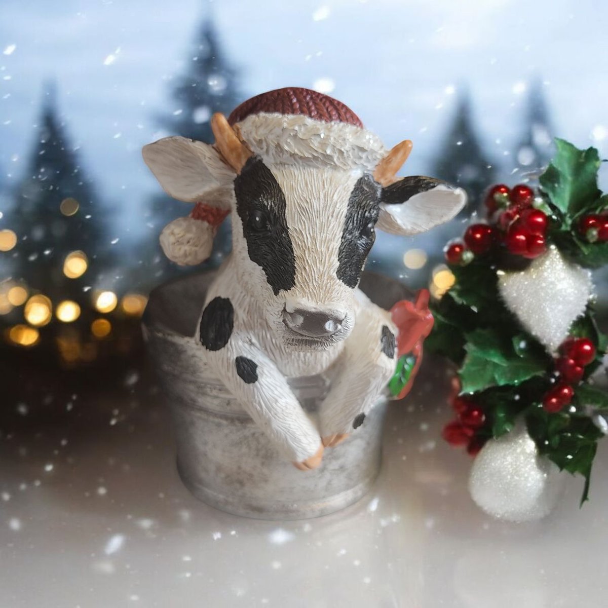 How cute are these 🥰

Farm animals in a bucket ornament 🎁🎅⛄🌲

Available now.