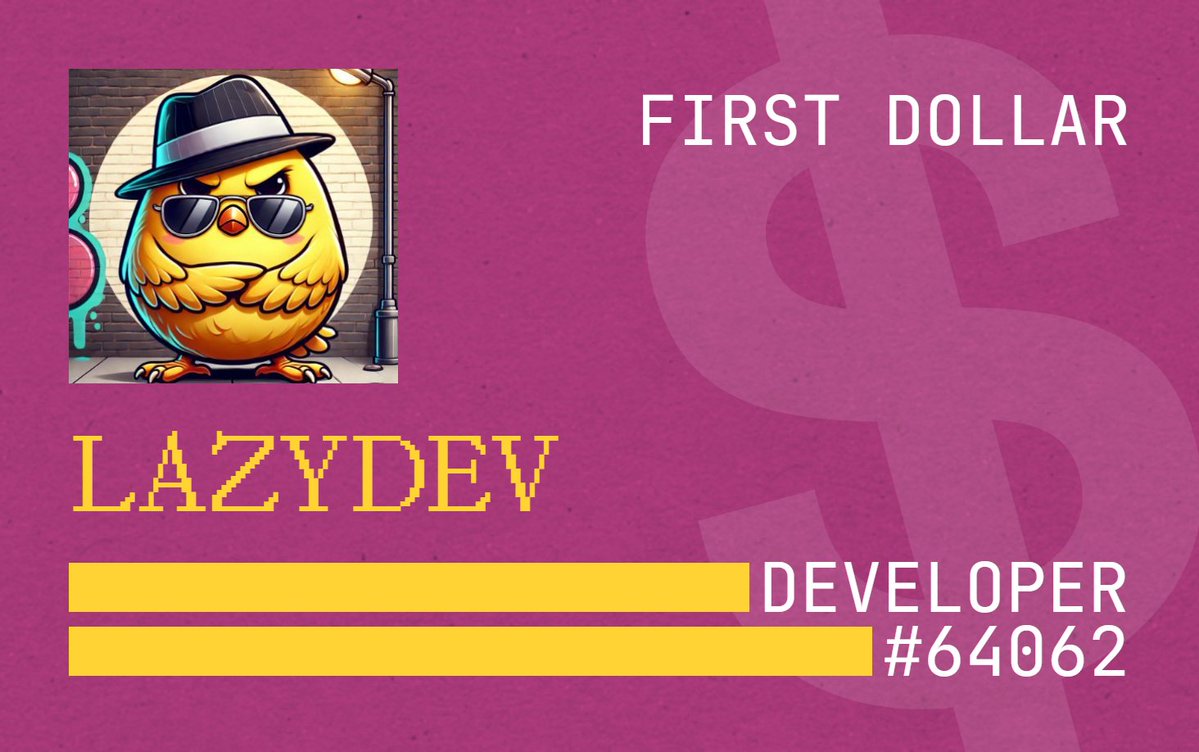 LazyDevLab's tweet image. I will help you @earnfirstdollar on @base

Want in?

firstdollar.money/?r=gjCQL2