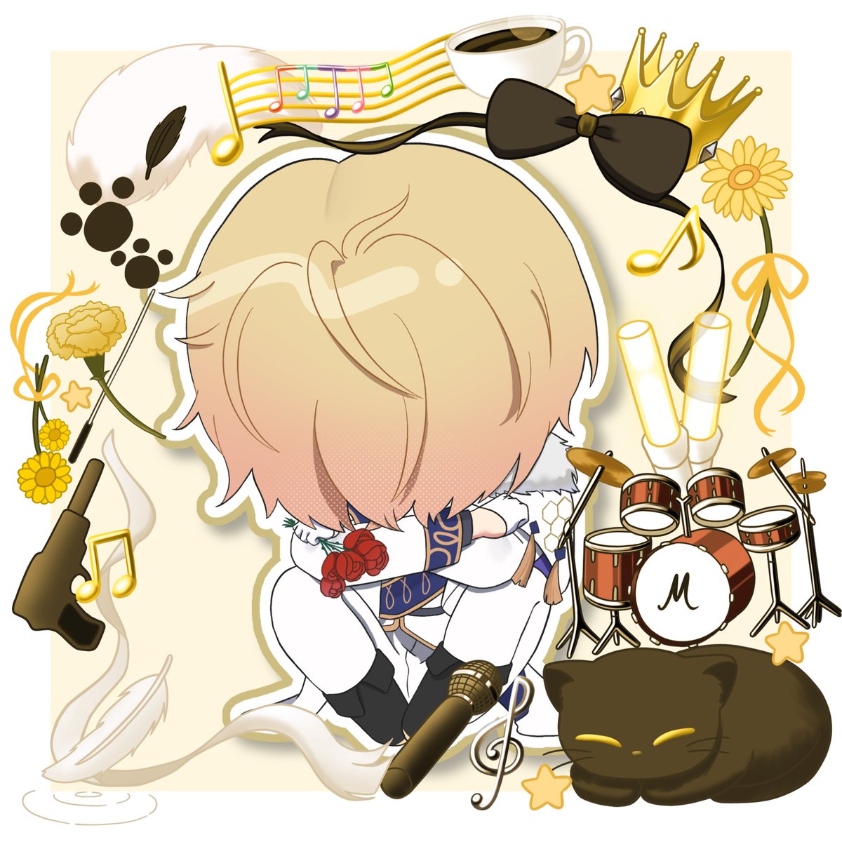 ❤️ゆきゃんちゃん専用商品❤️ 天空の非公認キャラクター【ゆきおシリーズ】 キャッツていら