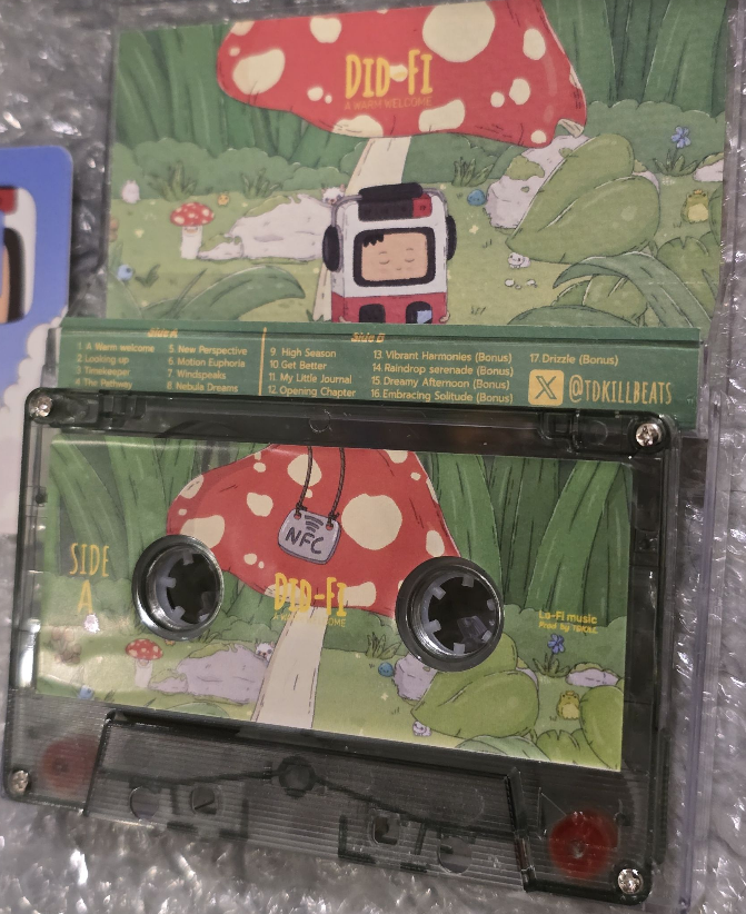 ขอบคุณคุณเบน <a href="/Bentdkill/">Ben TDKILL. ♪</a> 
สำหรับ ไอเทม โครตเท่ โครตคูล 🔥
สุดคลาสสิค และล้ำสมัยไปพร้อมกัน เป็นน้องเทป 📼 ที่มีเพลงของคุณเบน พร้อมทัน มี NFC ในตัว
 แสกนด้วยโทรศัพท์ 📲 ฟังแบบดิจิทัล ได้อีก 😍
ใครอยากลองฟัง ไปกดดูกันได้ linktr.ee/didfimusic