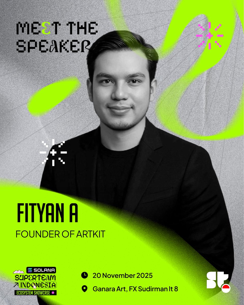 GM for GMeerrsss ☀️

I’ll be speaking at Ganara Art FX Sudirman for the @superteamindo #Solana Showcase!
Sharing about “ArtKit SocialFi: Connecting loyalty points across brands &amp; communities.”

Most people don’t realize this:
- there’s $360B worth of loyalty points unused every