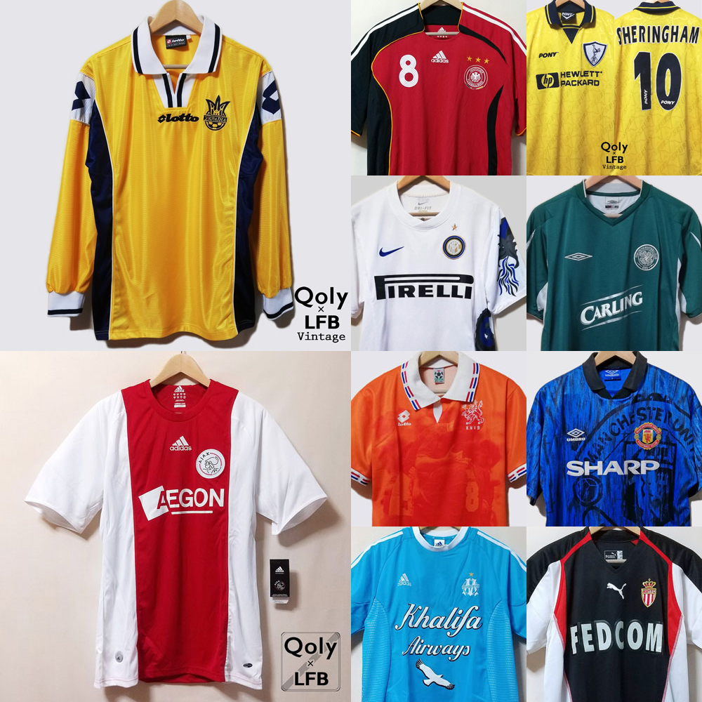 懐かしのサッカーユニフォーム 新品と古着で販売しています 番号を