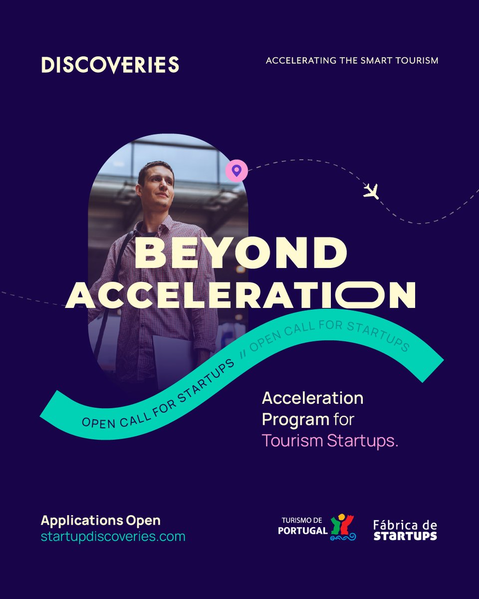 lispolis_'s tweet image. Inscrições abertas para o programa Discoveries q acelera startups de turismo com acesso a investidores, visibilidade e conexão com o ecossistema de inovação em 🇵🇹. Procura soluções em IA, ferramentas digitais, dados, sustentabilidade e expe. turística?👇
startupdiscoveries.com