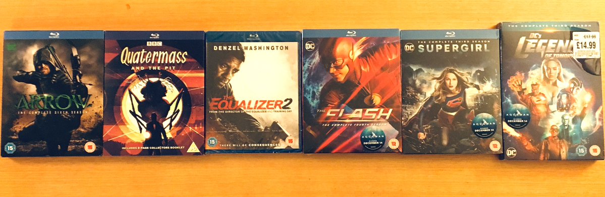 daveactv's tweet image. Memory Image: From a posting on Facebook - back in late 2018 - what was then my small collection of Blu-Ray Disc Sets as 4K Ultra-HD the &apos;next big thing&apos;