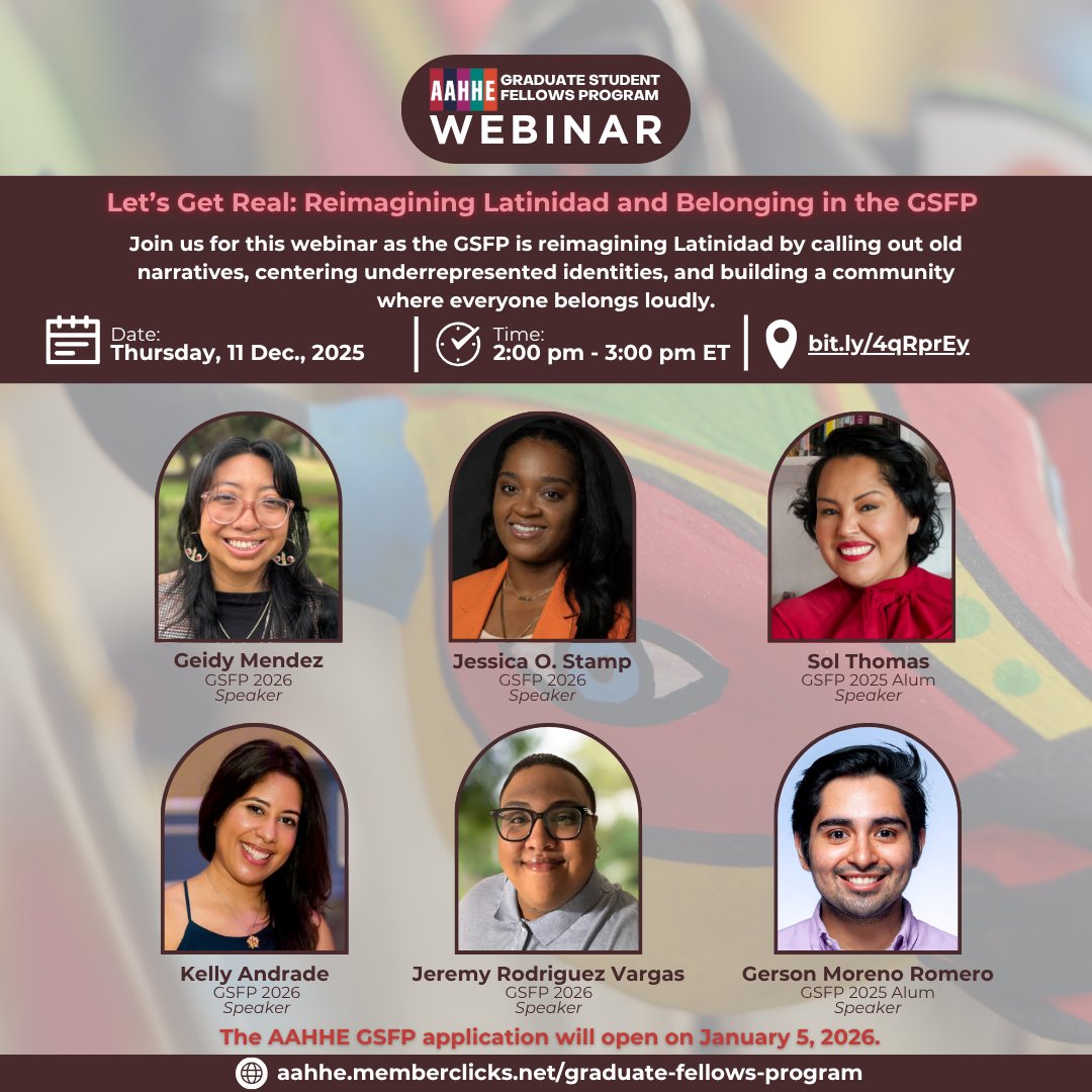 AAHHE Graduate Fellows Program tweet media