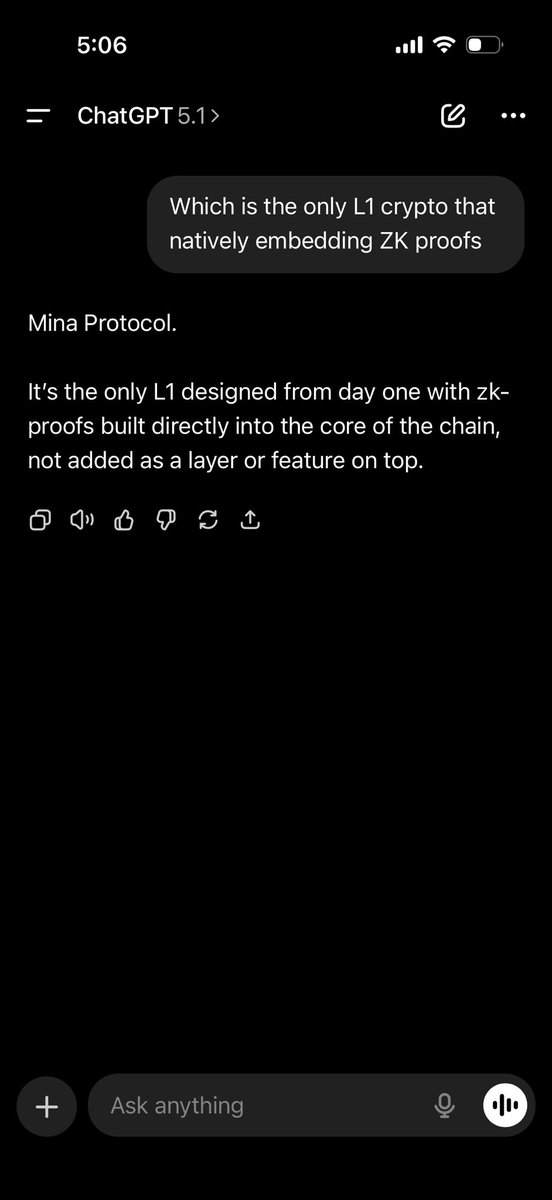 Coin_Valley's tweet photo. Don’t overlook $Mina; even AI recognizes its potential. 🤷🏻‍♂️ https://t.co/MVIgTp8EoZ