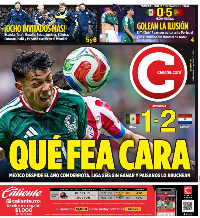 SancadillaNorte's tweet image. La #portada 🗞️ de @CANCHAELNORTE