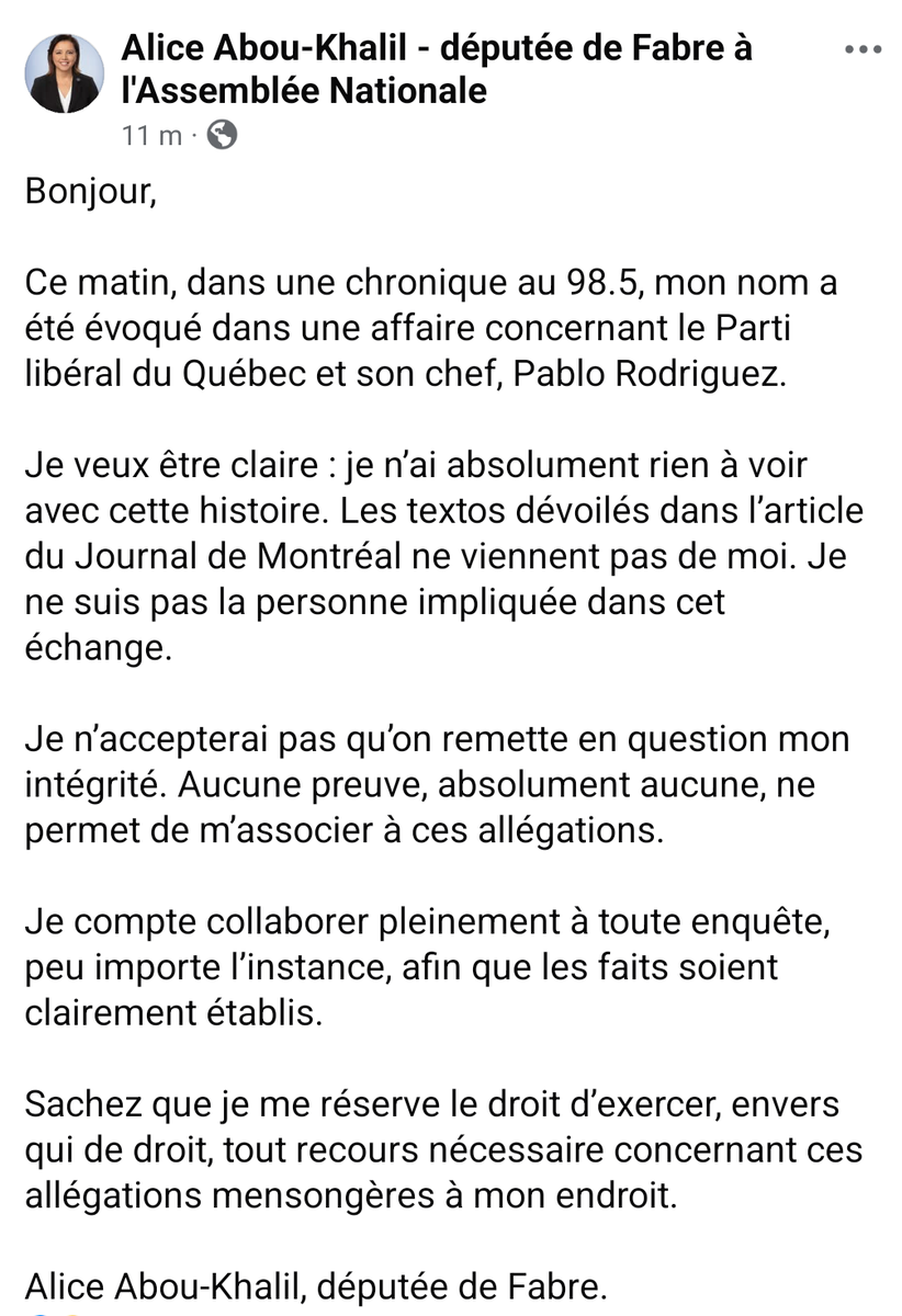 Coalition Avenir Québec tweet media