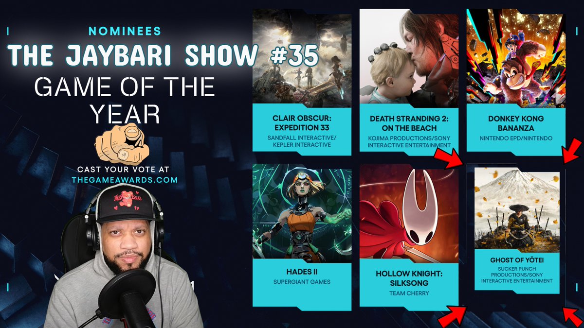 JayBari_'s tweet image. The JayBari Show Returns Today at 5:30pm EST

Hope to see you all there 😊#thegameawards #gaming #podcast #PlayStation #steammachine

Link 👇🏽👇🏽👇🏽
youtube.com/live/7bln_NJia…