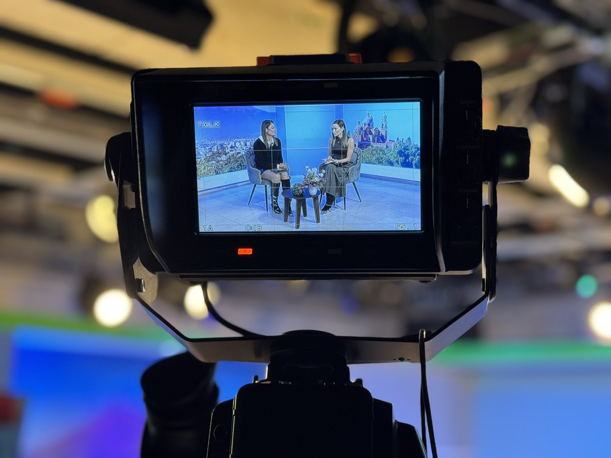 ☀️ Nos acompaña la regidora de San Pedro Cholula, Carolina Fernández, para platicar con <a href="/ValeriaBarriosD/">Valeria Barrios</a> sobre su informe de actividades. ✅