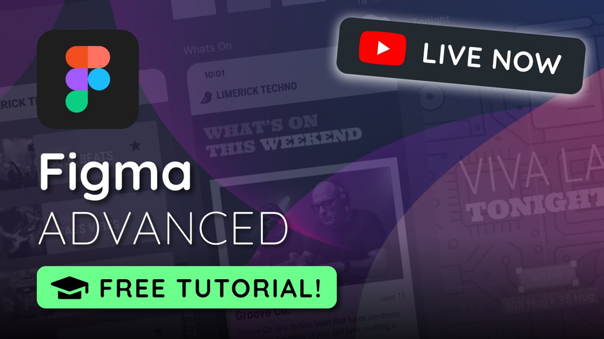 Who doesn't love free stuff? I just released 3 hours of my latest Figma Advanced Course for free on Youtube, check it out: youtu.be/Od7AfBvBwWo