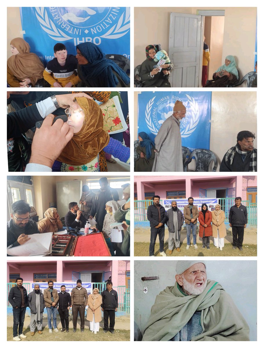 Advsaikarashid5's tweet image. Alhamdulillah, grateful for the success of our free eye screening camp! Thanks to ASG Eye Hospital, civil society Sonawari,&amp;amp; International Human Rights Organisation, JK Chapter, for their support.#free  #CommunityService  #TiharJailReforms, #Dhurandhar, #TipsToBoostConfidence,